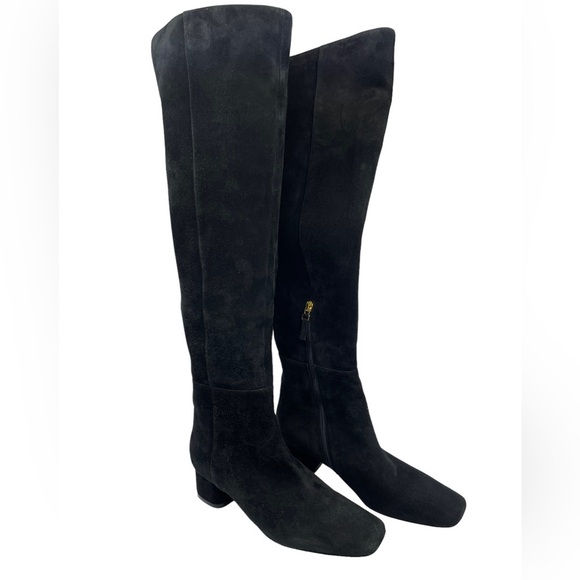 Diane B made in Italy black suede knee high boots size 36 - Picture 10 of 17